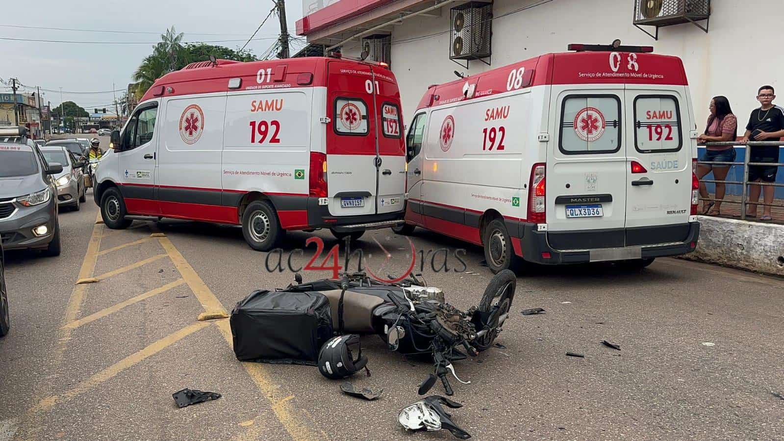 Colis O Entre Motocicletas Deixa Um Morto E Outro Ferido Em Rio Branco