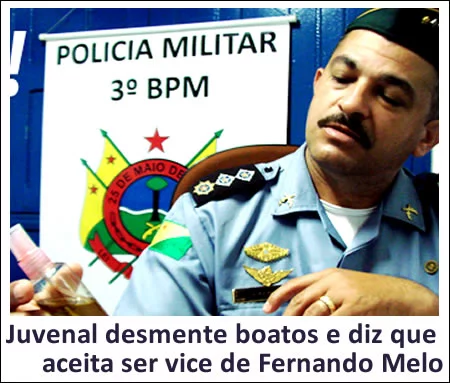 Em visita ao PMDB, Juvenal confirma que é pré-vice de Fernando Melo