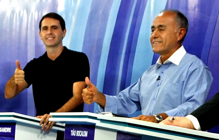 Bocalom e Marcus Alexandre são colocados lado a lado no primeiro debate ao vivo pela TV