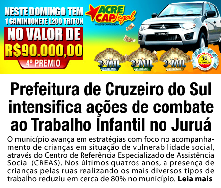 Prefeitura de Cruzeiro do Sul intensifica ações de combate ao Trabalho Infantil