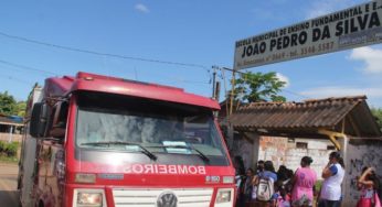 Escola tem princípio de incêndio e deixa alunos e professores em pânico