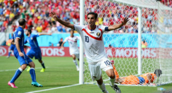 Costa Rica se agiganta, vence a Itália e garante vaga nas oitavas de final da Copa