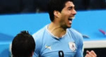 Suárez, impiedoso, mata a Inglaterra em São Paulo: 2 a 1