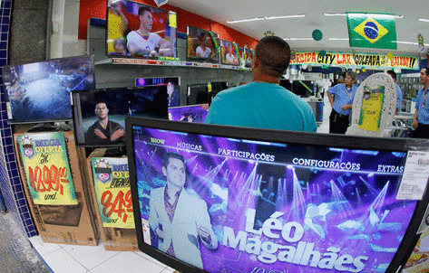 Produção de televisores disparam na Zona Franca de Manaus devido a Copa