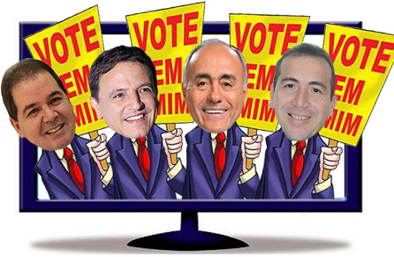Sebastião, Bittar, Bocalom e Rocha comentam debate na TV