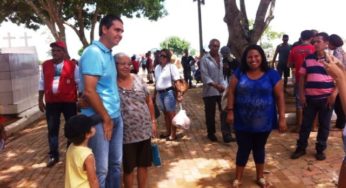 Marcus Viana visita Jardim da Saudade e fala em melhorias