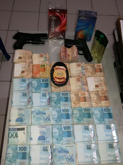 Polícia recupera R$ 32 mil roubados de comércio no interior