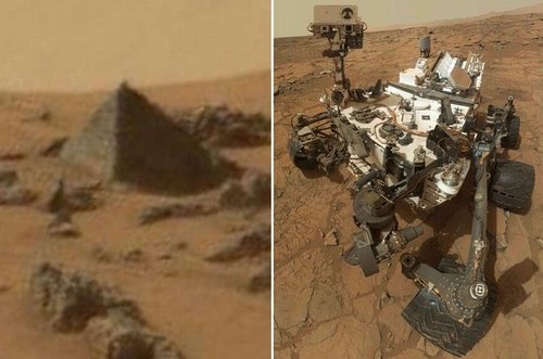 Sonda da Nasa registra piramide em Marte; Imagem causa polêmica na web