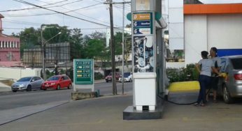 Em Rio Branco,  litro da gasolina comum é vendido a R$ 3, 97