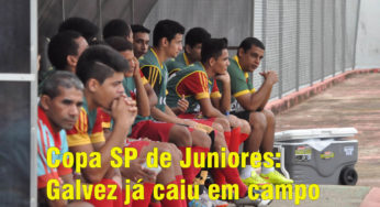 Copa SP de Juniores: Galvez já caiu em campo