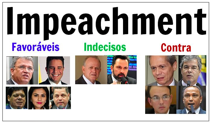 Mapa do Impeachment: bancada federal do Acre tem 5 parlamentares a favor, dois indecisos e quatro contra