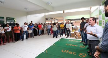 Sesacre recebe da Ufac mais de R$ 2 milhões em materiais