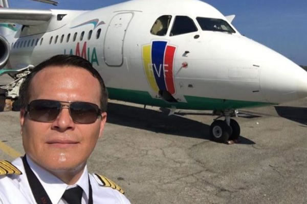 Piloto do voo da Chapecoense que caiu na Colômbia tinha pedido de prisão contra ele na Bolívia