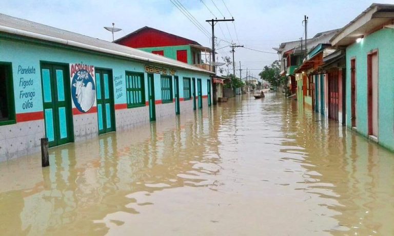 Nível do rio Tarauacá sobe mais cinco centímetros e desabriga 122 pessoas