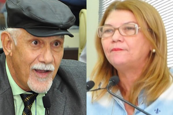Nogueira Lima e Lene Petecão são chamados de “Velho do Rio” e “Velha Coroca” por militantes na Câmara