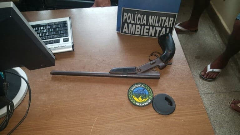 Militares do Batalhão Ambiental prendem ex-presidiário com arma de fogo na zona rural de Rio Branco