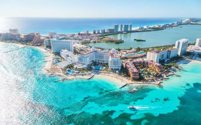 Cancun é um dos destinos preferidos nas Américas