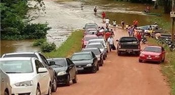 Nível do Rio Abunã se eleva e faz igarapé Rapirã em Plácido de Castro isolar Vila de Montevidéu na Bolívia