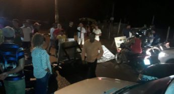 Moradores do loteamento Santa Helena bloqueiam rodovia AC-40 em protesto