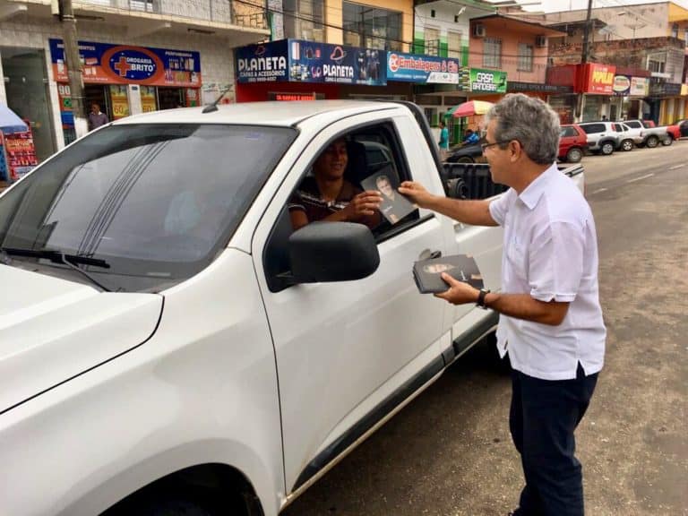 Jorge Viana inicia primeiro dia de campanha nas ruas do município de Cruzeiro do Sul