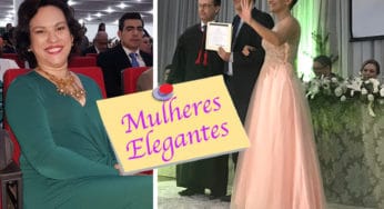 A elegância das mulheres foi um dos destaques da diplomação dos eleitos