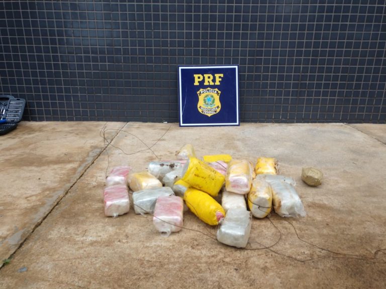 PRF faz apreensão de quase 13 kg de cocaína em caixa de ar na BR-317