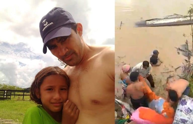 Sozinho, Bombeiro salva família de naufrágio no Rio Tarauacá