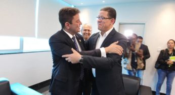 Gladson se reúne com Marcos Rocha para parcerias entre AC e RO para agronegócio