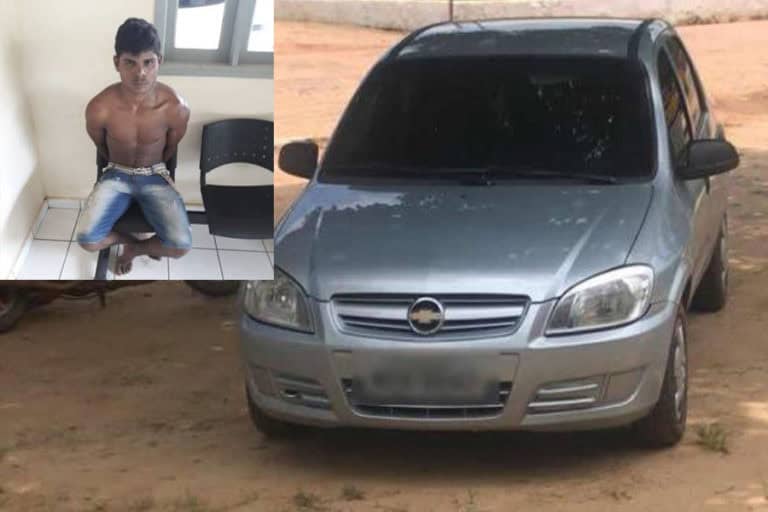 Operação conjunta recupera carro roubado na Capital e prende acusados em Xapuri