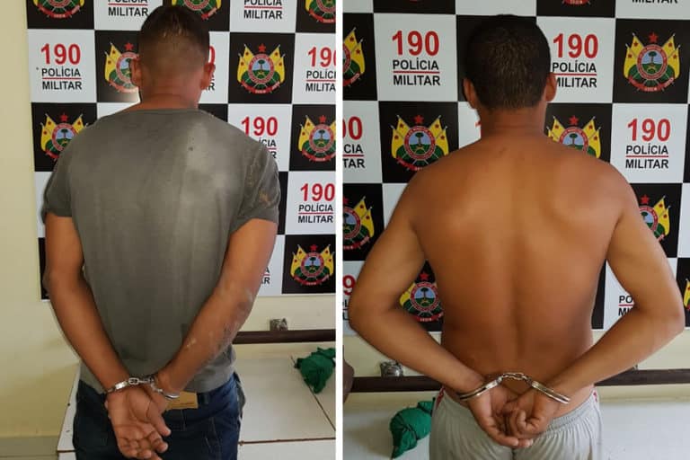 Polícia apreende 115 trouxinhas de droga com supostos membros de facção criminosa
