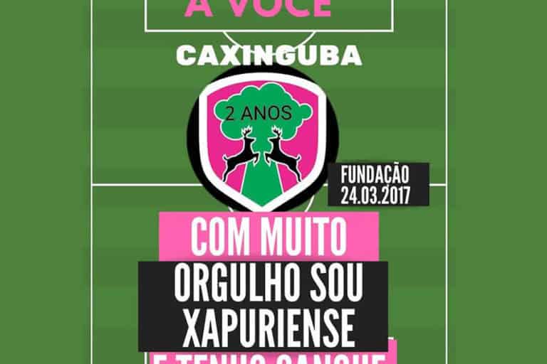 Caxinguba FC completa hoje dois anos de fundação em Xapuri:  “tenho sangue rosa”, diz lema do clube