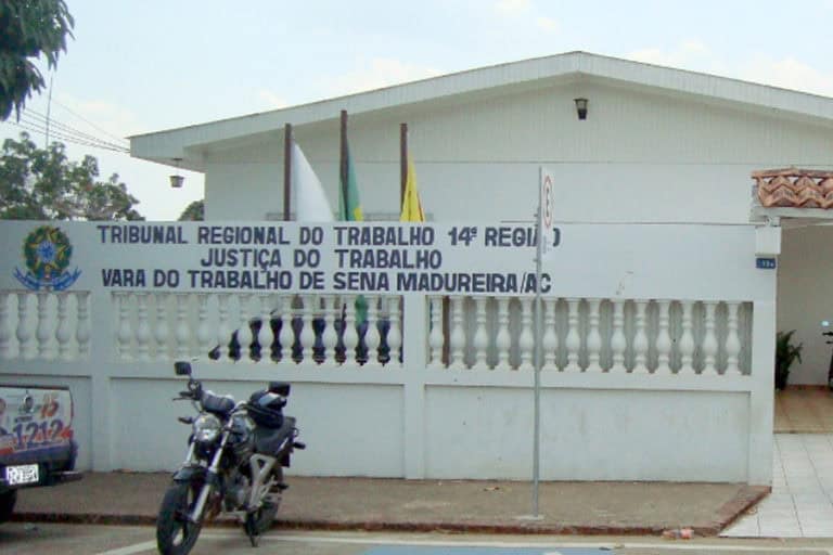 Vara trabalhista do município de Sena Madureira corre risco de fechar as portas