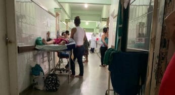 Corredor do Pronto Socorro de Rio Branco está lotado de pacientes com fraturas