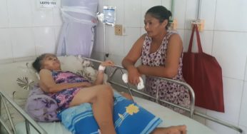 Idosa internada no PS está com as costas feridas à espera de cirurgia