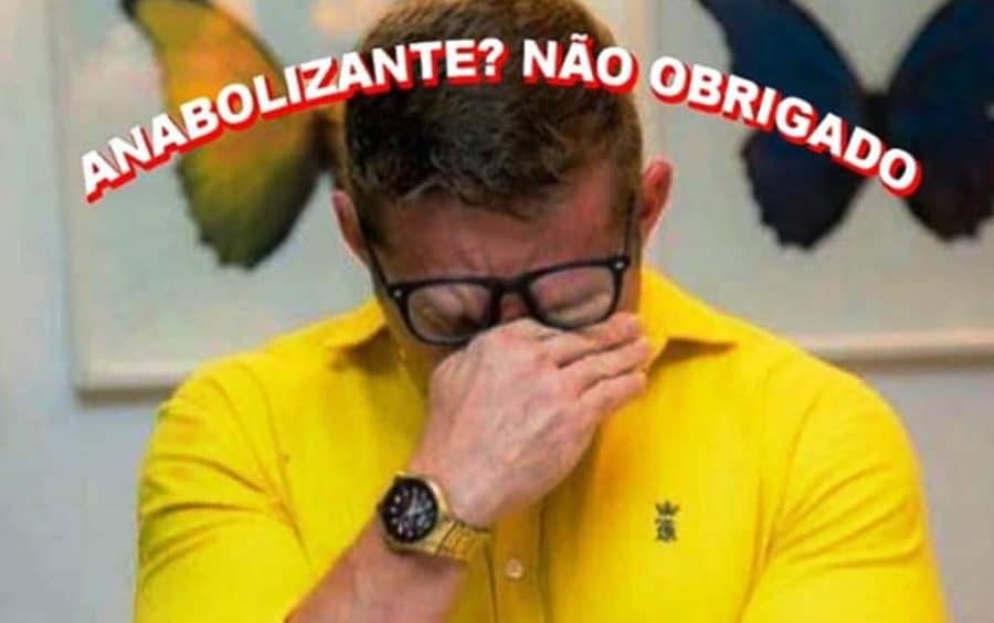 Casseb fez campanha nas redes contra o uso de anabolizantes