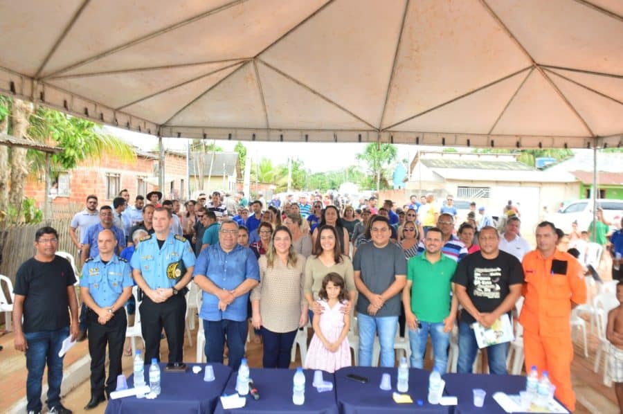 Mazinho recebe Mailza para dar início à nova Base da PMAC