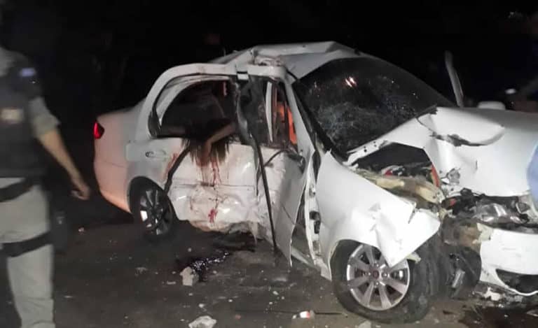 Um morto e quatro feridos em acidente proximo ao igarapé preto; motorista foi preso