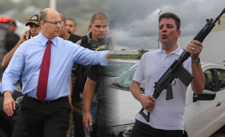 Internautas comparam Gladson e Witzel após sucesso na operação contra sequestrador no Rio