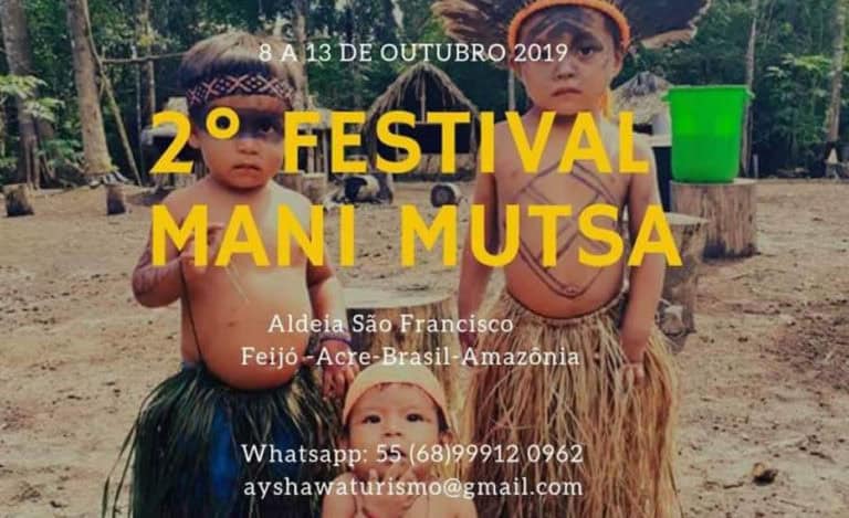 2º Festival Mani Mutsa em Feijó: passeios pela mata e Nixi Pae no pé da samaúma