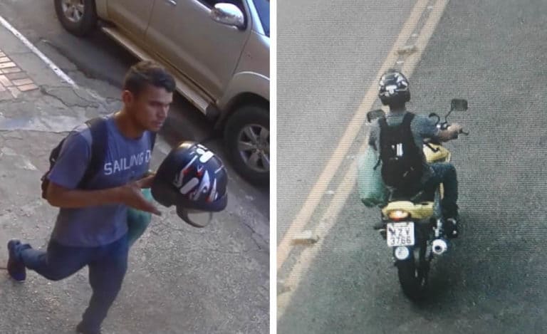 Homem furta motocicleta em plena luz do dia no centro de Rio Branco; veja o vídeo