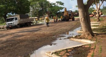 Pavimentação em estacionamento do 14 BIS por conta da Emurb gera confusão na Câmara de Vereadores