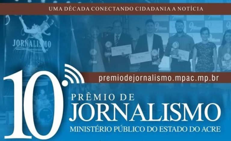 Prêmio de Jornalismo do MPAC: inscrições de trabalhos são prorrogadas