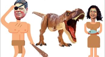 A pequena piada dos “dinossauros gigantes”