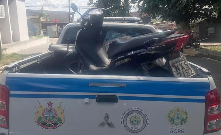 Polícia Militar recupera três motocicletas roubadas em Rio Branco nas últimas 24 horas