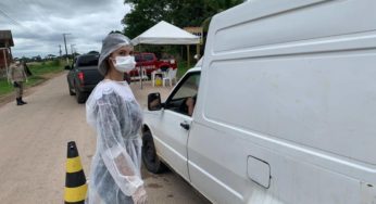 Segurança auxilia equipes da saúde em barreiras sanitárias nos municípios do Acre