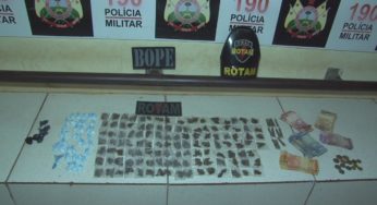 Bope fecha “boca de fumo”, prende três traficantes e apreende drogas na Conquista