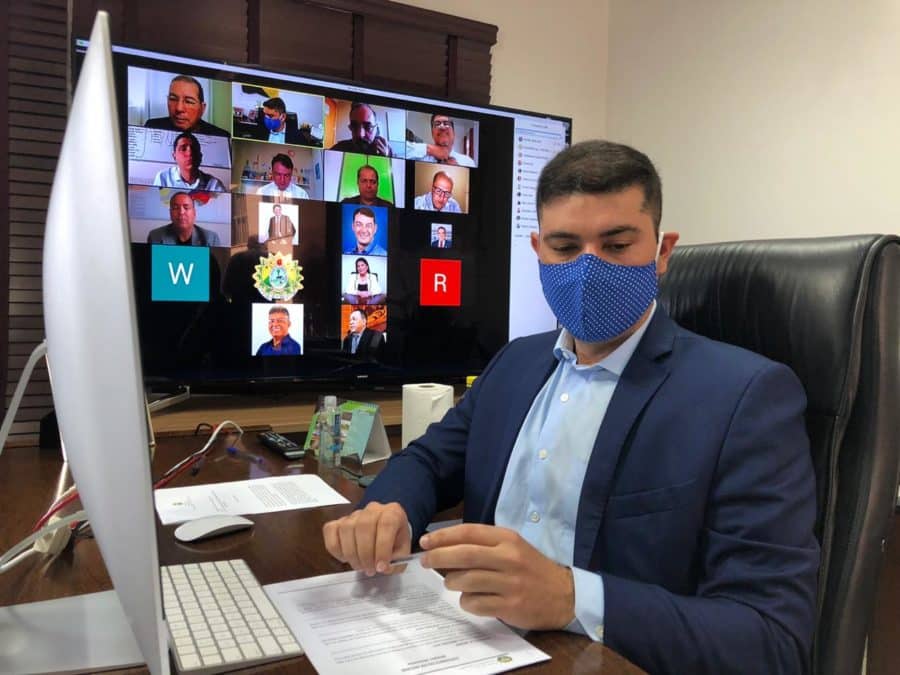 Videoconferências têm garantido a continuidade dos trabalhos legislativos, diz Nicolau Júnior