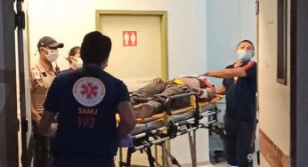 Colisão entre moto e bicicleta deixa jovem gravemente ferido na Baixada da Sobral