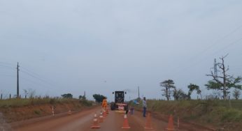 Obras na BR-317 tornam tráfego lento entre Xapuri e Epitaciolândia