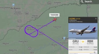 Avião que transporta Gladson desvia rota devido forte chuva na Capital